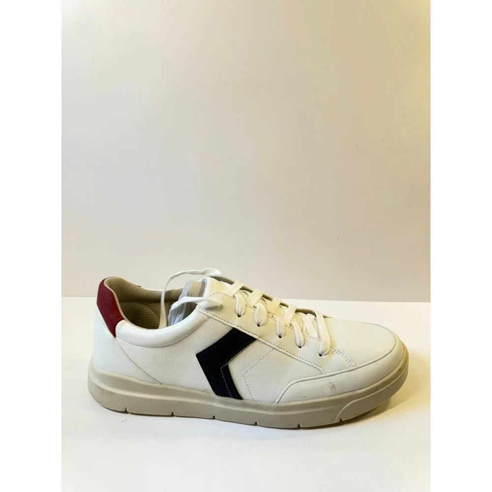 Dr Scholls Mens Sneakers Madison White Black Leather US 13